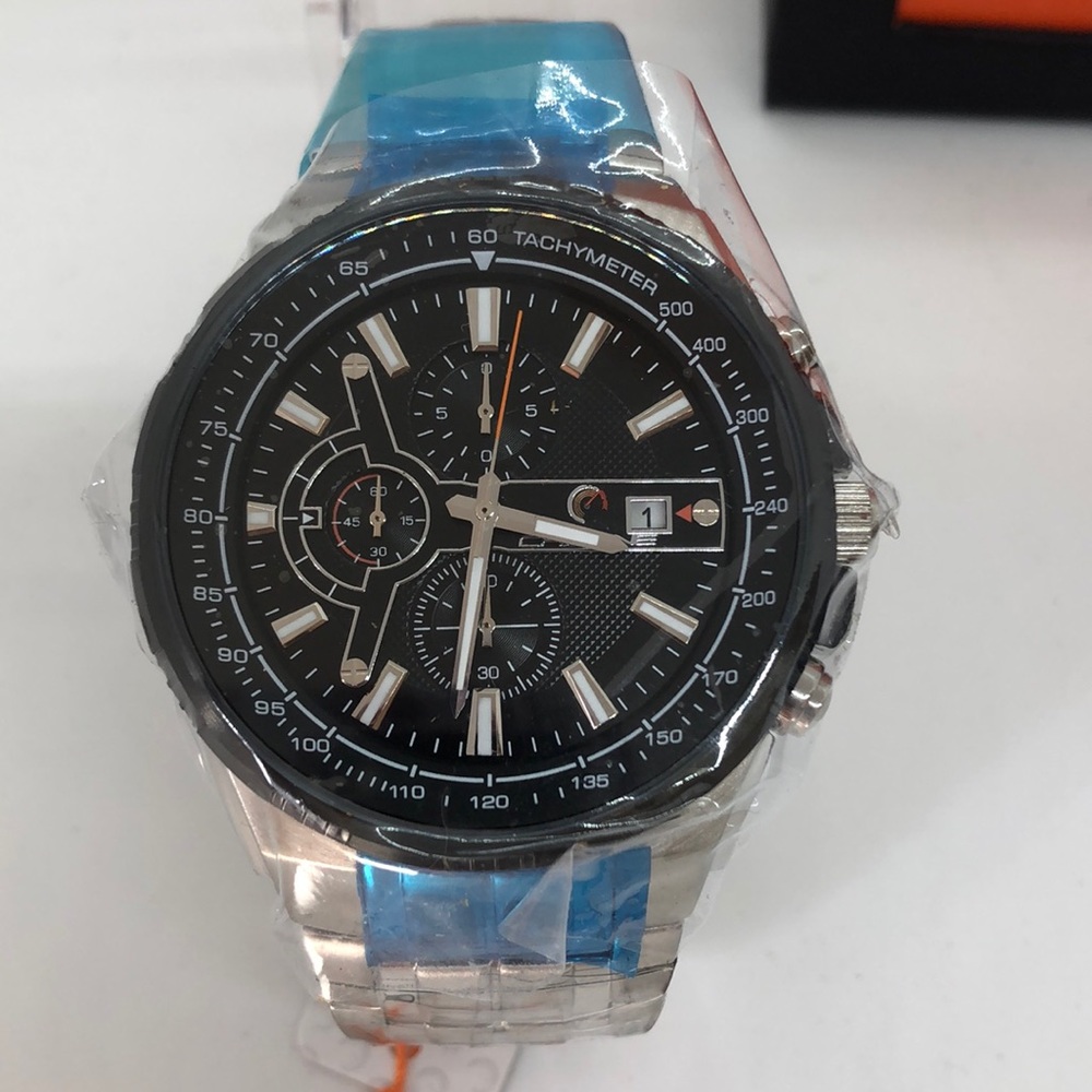 NWT CHICANE Chronograph Stainless steel  watch.